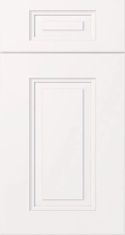 Aspen White kitchen cabinet door by Cabinet Bazaar