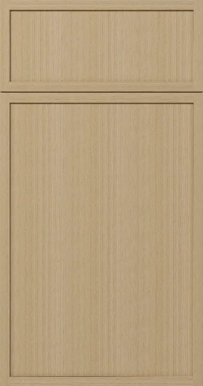 Slim White Oak kitchen cabinet door by Cabinet Bazaar