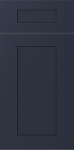 Navy Blue Shaker cabinet door finish by Cabinet Bazaar