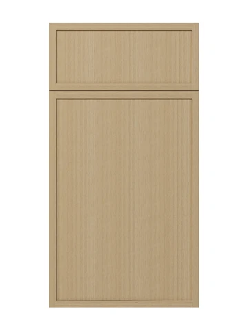 Slim White Oak cabinet door
