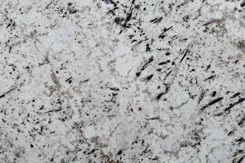 White Galaxy granite countertop slab