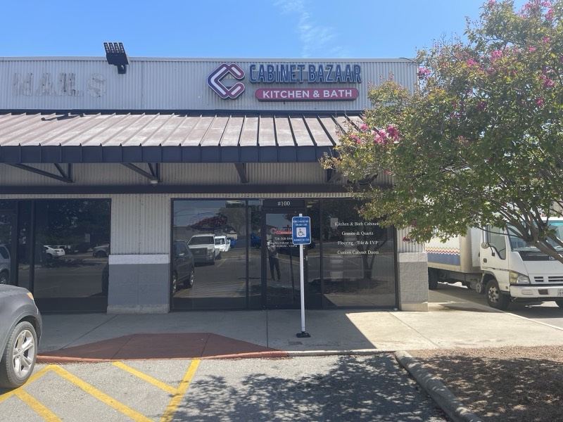 Cabinet Bazaar Kitchen & Bath storefront at 5601 Bandera Rd, Suite 100, San Antonio, TX