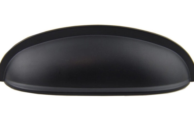 Cup pull cabinet handles from Cabinet Bazaar